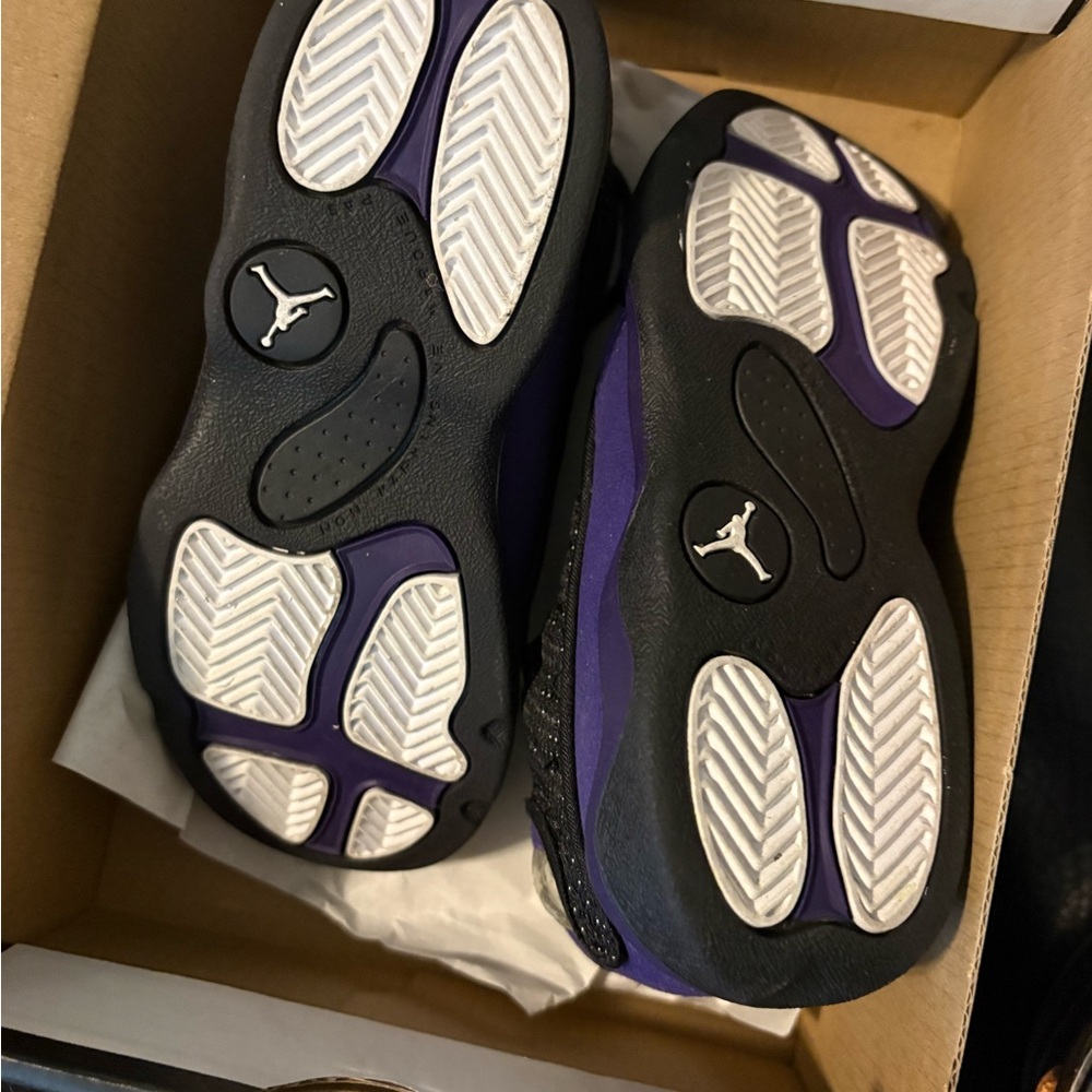 Black and Purple Jordan 13 - Picture 5 of 5